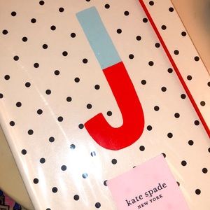 Large Notebook Initial J Dot Nwt 